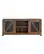 Front. Walker Edison - Rustic Farmhouse TV Stand Cabinet for Most TVs Up to 60" - Rustic Oak.