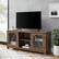 Alt View 13. Walker Edison - Rustic Farmhouse TV Stand Cabinet for Most TVs Up to 60" - Rustic Oak.