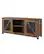 Left. Walker Edison - Rustic Farmhouse TV Stand Cabinet for Most TVs Up to 60" - Rustic Oak.