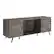 Angle. Walker Edison - 60" Mid Century Modern TV Stand Cabinet for Most TVs Up to 65" - Slate Grey.