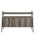 Front Zoom. Walker Edison - Mid Century Mardern TV Stand for TVs Up to 55" - Grey Wash.