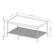 Alt View 13. Walker Edison - Modern Tray Top Rectangular Coffee Table - Black/Dark Walnut.