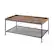 Left. Walker Edison - Modern Tray Top Rectangular Coffee Table - Black/Dark Walnut.