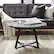 Alt View 11. Walker Edison - Round Rustic Coffee Table - Slate Gray.