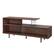 Left. Walker Edison - Modern Geometric TV Stand for Most Flat-Panel TV's up to 65" - Dark Walnut.