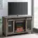 Alt View 12. Walker Edison - Rustic Two Sliding Door Fireplace TV Stand for Most TVs up to 52" - Grey Wash.