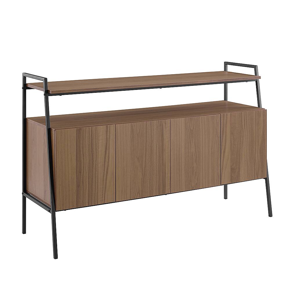 Angle View: Walker Edison - Mid Century Mardern TV Stand for TVs Up to 55" - Mocha