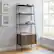 Alt View 15. Walker Edison - 72" Industrial Ladder 5-Shelf Storage Bookcase - Rustic Oak.