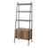 Left. Walker Edison - 72" Industrial Ladder 5-Shelf Storage Bookcase - Rustic Oak.