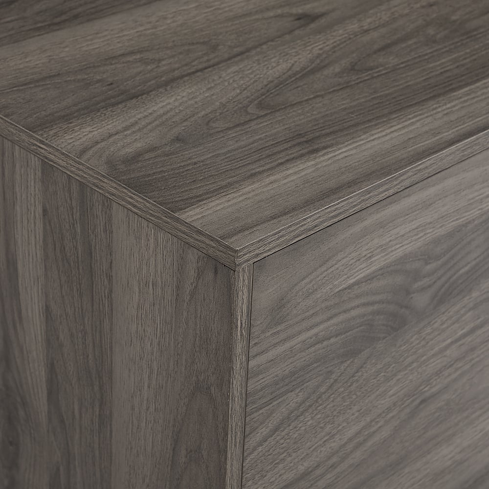 Alt View 15. Walker Edison - 70" Mid Century Modern TV Console for Most Flat-Panel TVs Up to 80" - Slate Gray.