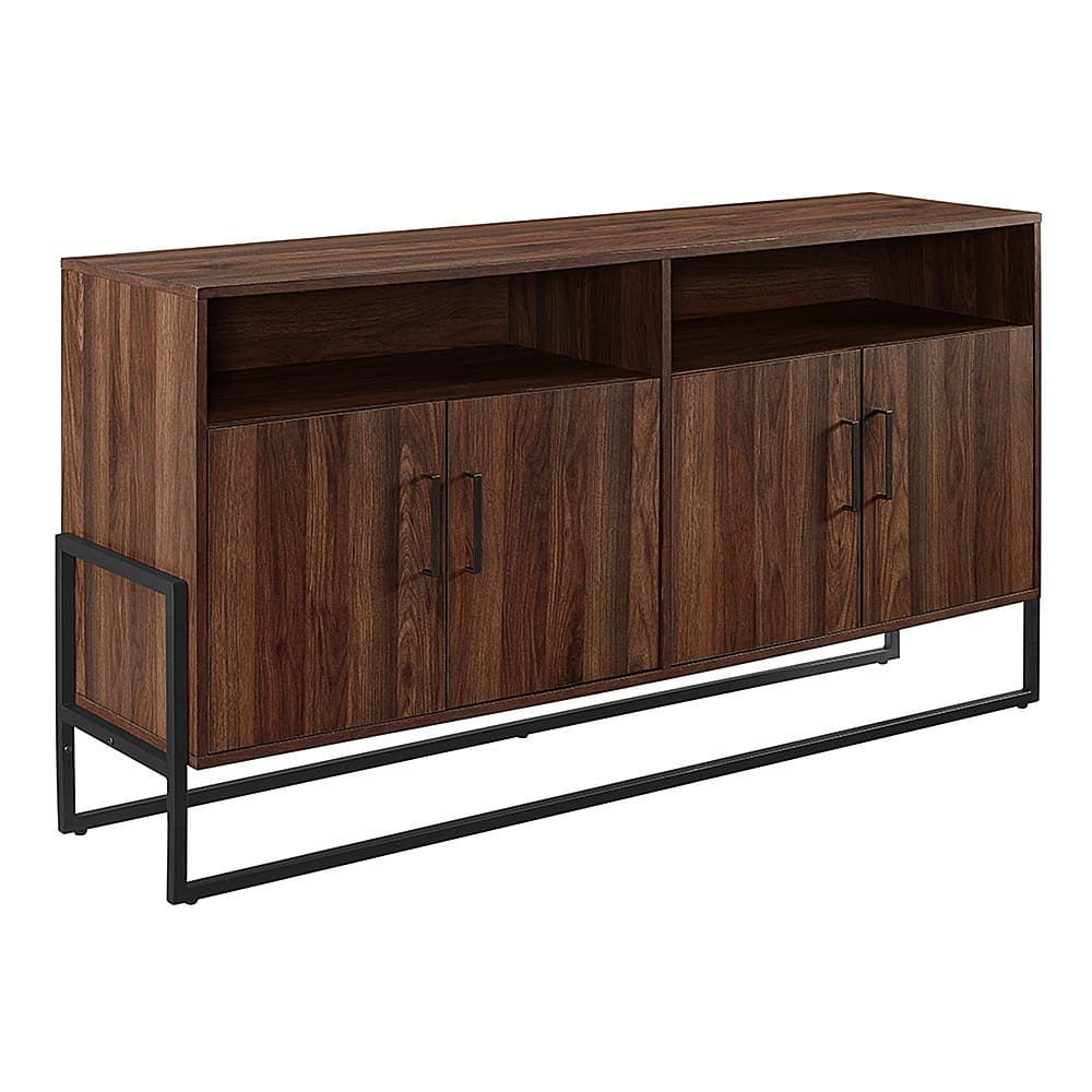 Walker Edison – TV Cabinet for Most TVs Up to 65″ – Dark Walnut Sansujyuku sansujyuku.com