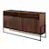 Left. Walker Edison - TV Cabinet for Most TVs Up to 65" - Dark Walnut.