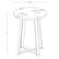 Alt View 13. Walker Edison - Urban Industrial Side Table - Faux Marble/Gold.