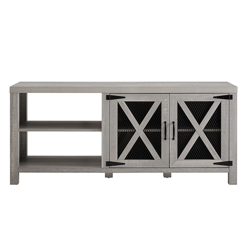 Walker Edison - TV Cabinet for Most Flat-Panel TVs Up to 64 - Stone Gray