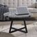 Alt View 11. Walker Edison - Round Rustic Coffee Table - Faux Concrete.