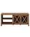 Front. Walker Edison - TV Cabinet for Most Flat-Panel TVs Up to 64" - Rustic Oak.