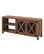Left. Walker Edison - TV Cabinet for Most Flat-Panel TVs Up to 64" - Rustic Oak.