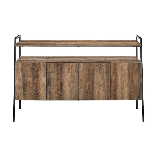 Walker Edison - Mid Century Mardern TV Stand for TVs Up to 55" - Rustic Oak