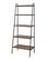 Angle. Walker Edison - 72" Industrial Ladder 5-Shelf Bookcase - Rustic Oak.