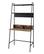 Left. Walker Edison - Modern Ladder Wood Computer Desk - Rustic Oak.