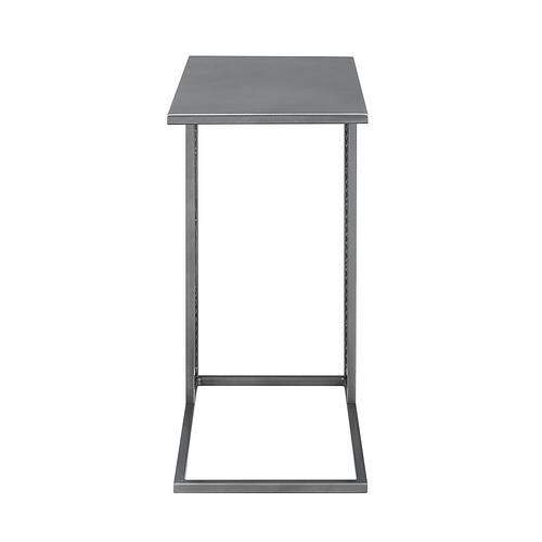 Walker Edison - C Side Rectangular Industrial Metal Accent Table