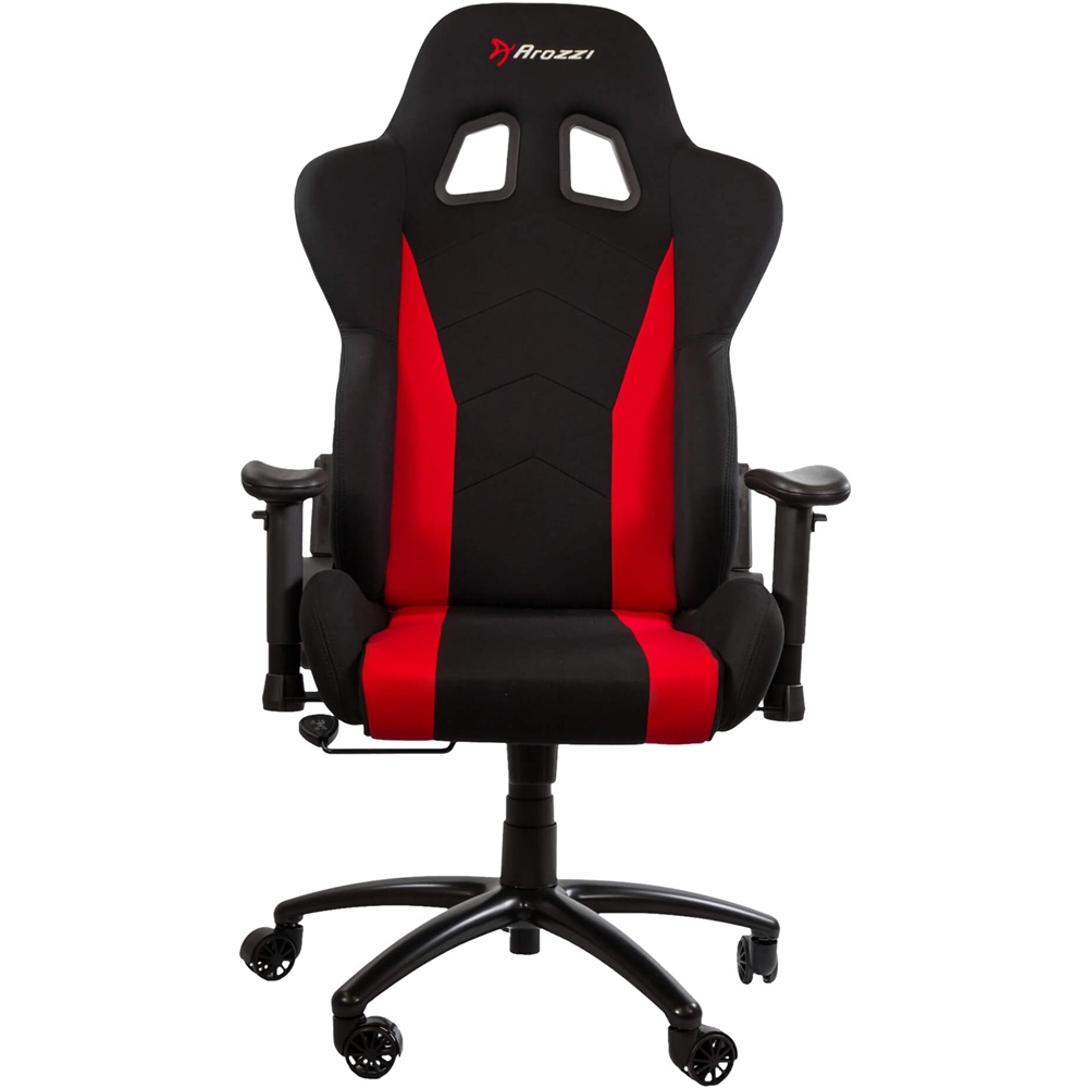 Arozzi - Inizio Mesh Fabric Ergonomic Gaming Chair - Black - Red Accents