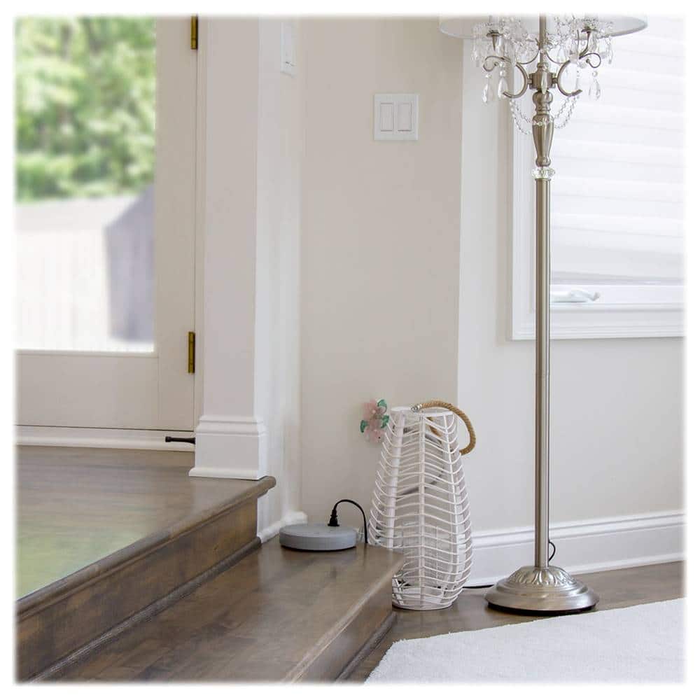 Alt View 14. ChargeHub - Powerstation 360 6-Outlet/4-USB Surge Protector Strip - Dove Gray.