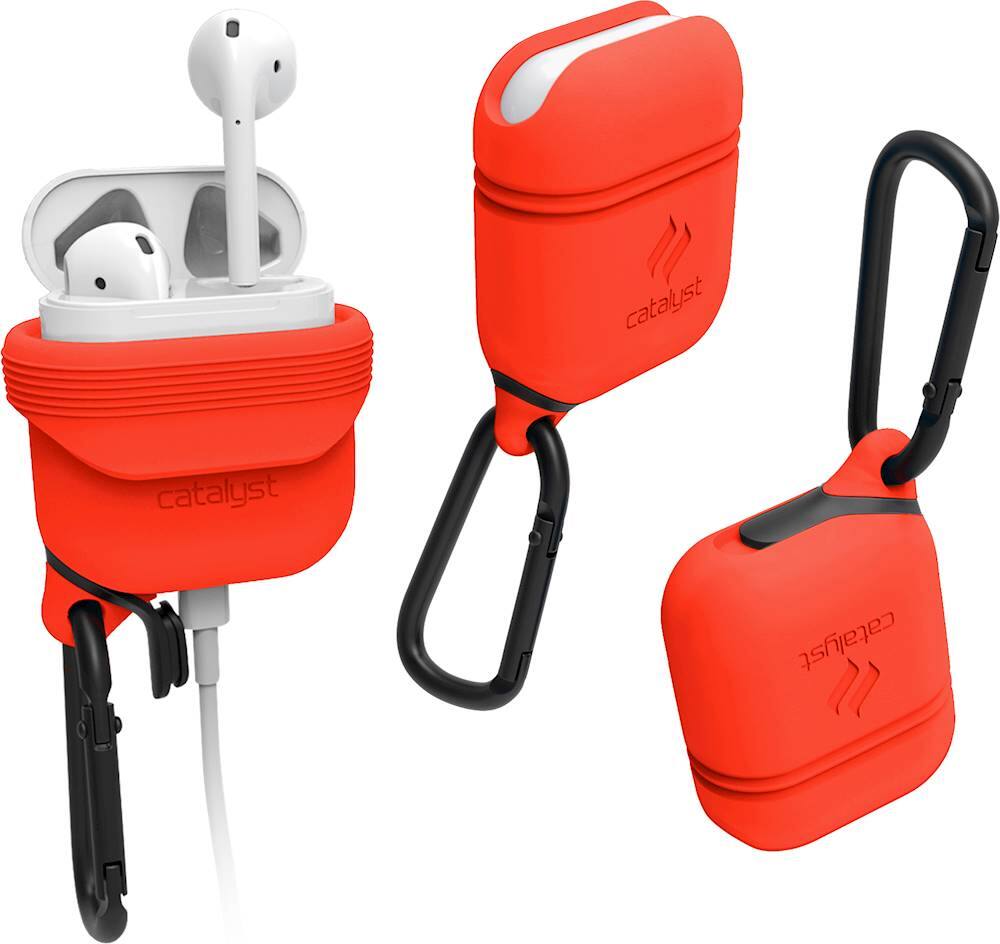 Alt View 11. Catalyst - Case for Apple AirPods - Sunset Orange.