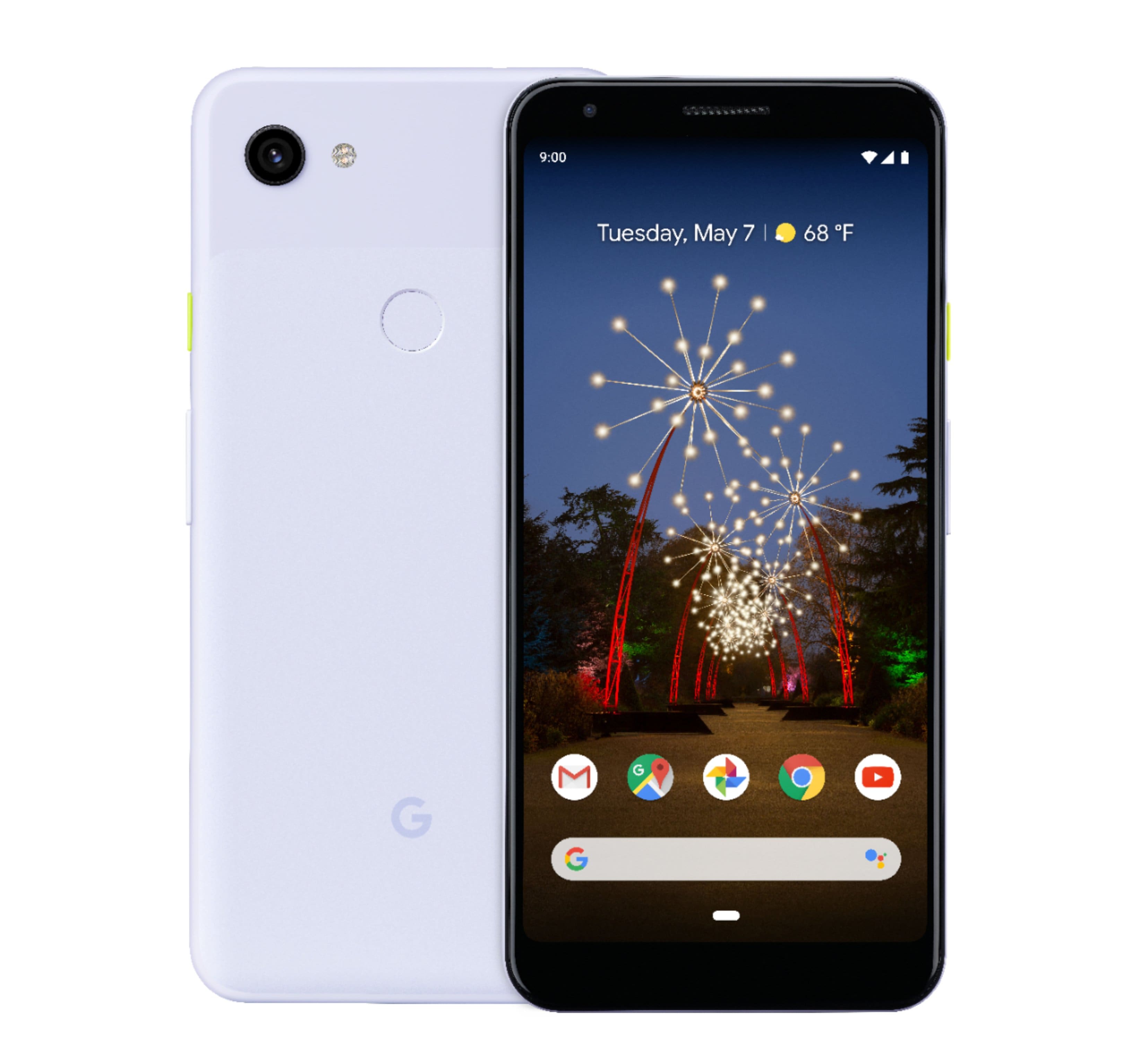 Alt View 12. Google - Pixel 3a XL - 64GB (Unlocked) - Purple-ish.