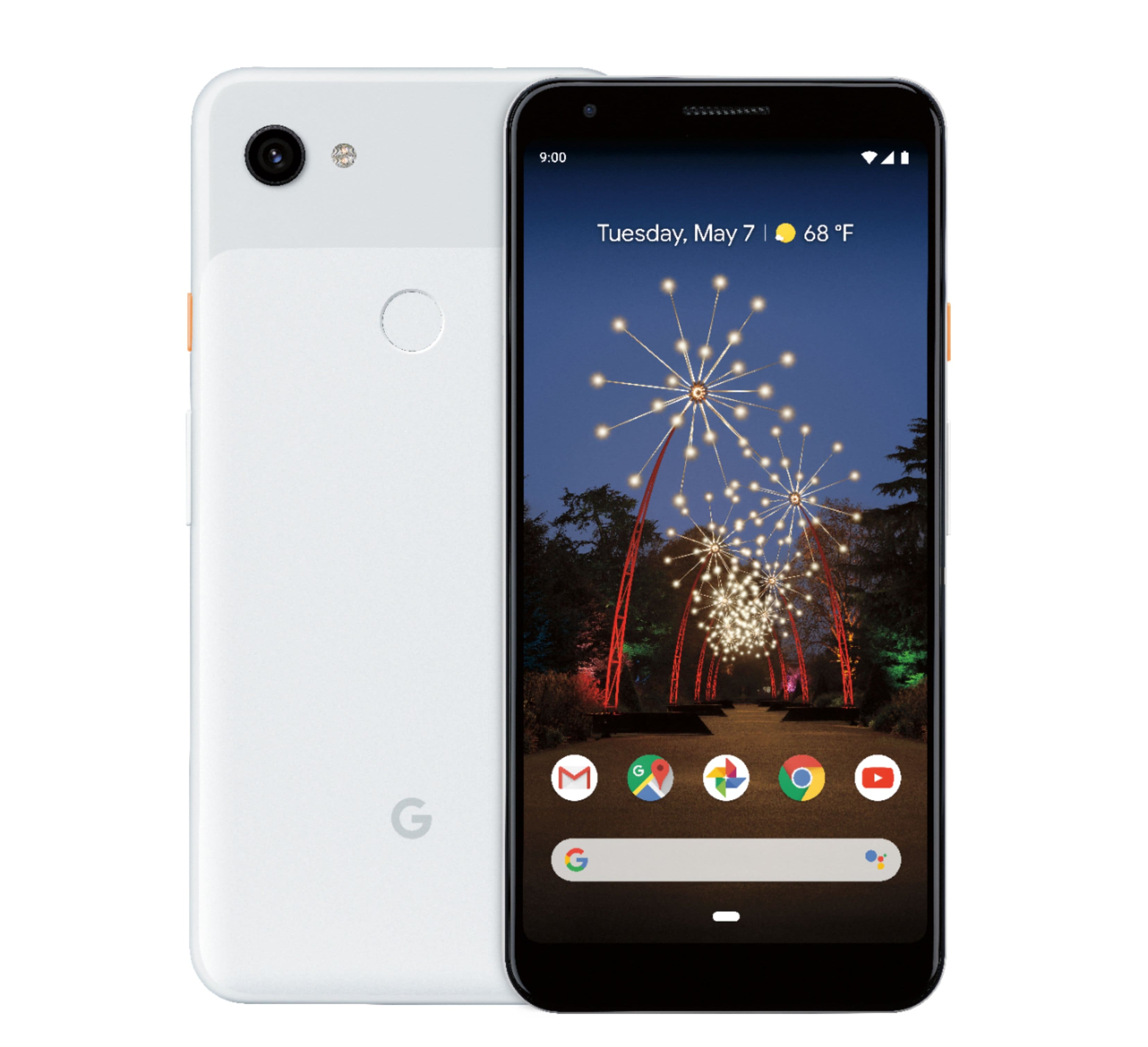 Alt View 12. Google - Pixel 3a XL - 64GB (Unlocked) - Clearly White.