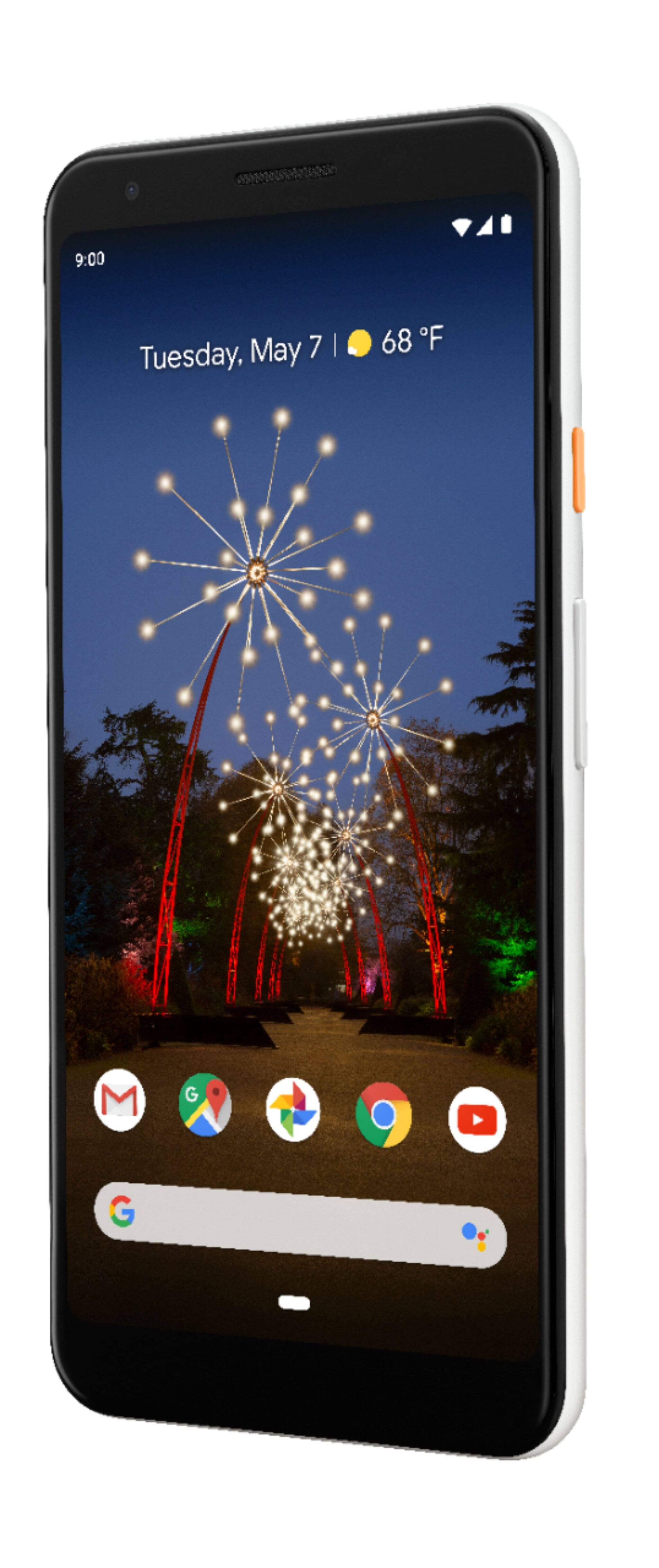 Left. Google - Pixel 3a XL - 64GB (Unlocked) - Clearly White.