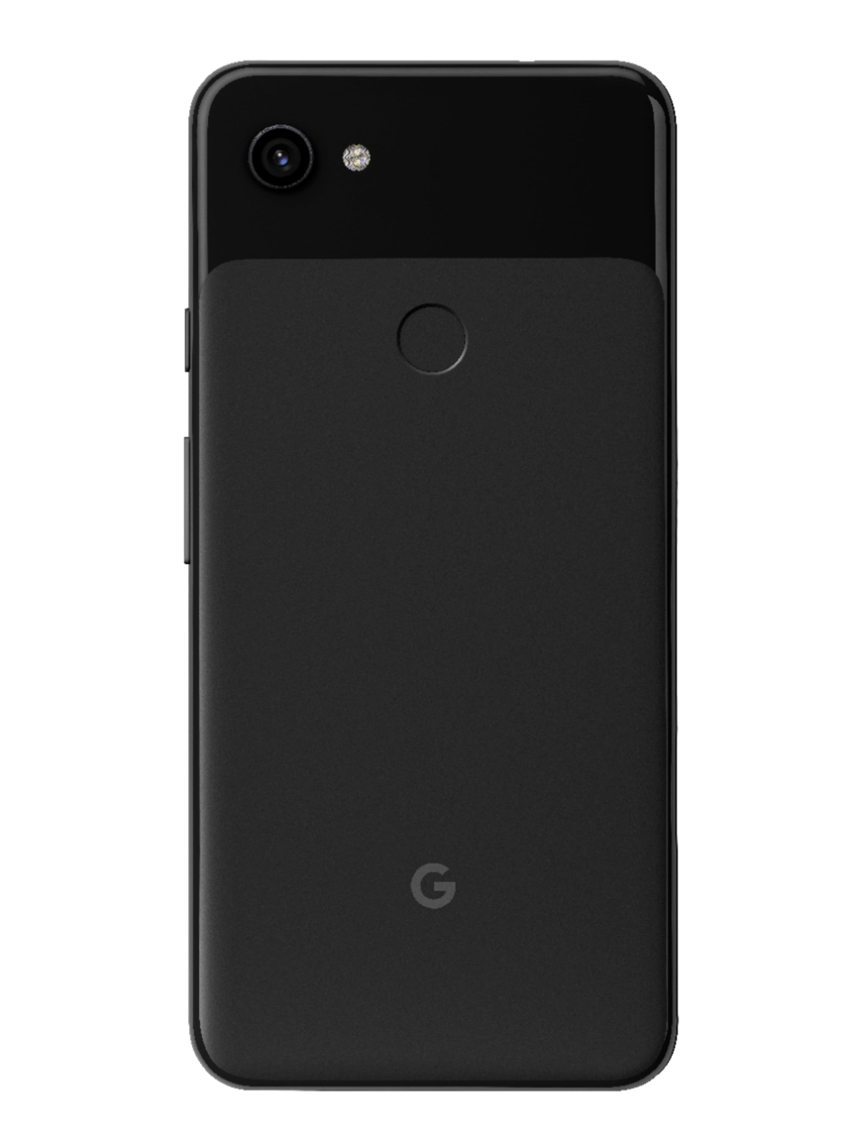Back. Google - Pixel 3a XL- 64GB (Unlocked) - Just Black.