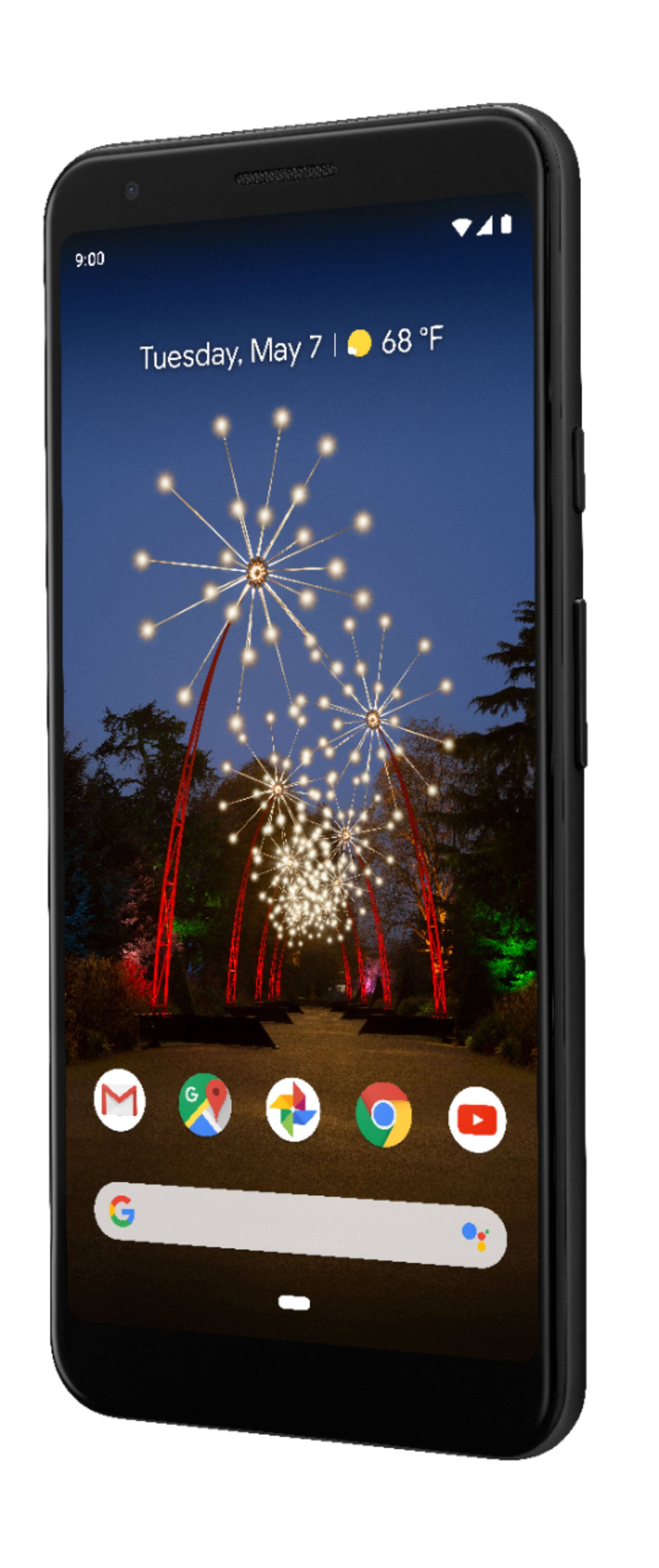 Left. Google - Pixel 3a XL- 64GB (Unlocked) - Just Black.