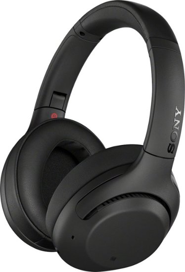 Sony - WH-XB900N Wireless Noise Cancelling Over-the-Ear Headphones - Black