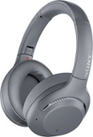 Sony - WH-XB900N Wireless Noise Cancelling Over-the-Ear Headphones - Gray - Front_Zoom