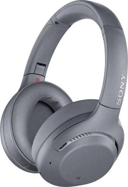 Front Zoom. Sony - WH-XB900N Wireless Noise Cancelling Over-the-Ear Headphones - Gray.