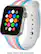 Left. Modal™ - Active Silicone Band for Apple Watch 42, 44, 45mm (Series 1-8) and Apple Watch Ultra 49mm - Transgender Flag Stripe.