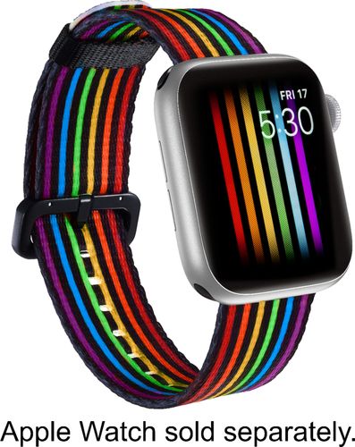 Modal™ - Woven Nylon Band for Apple Watch 42mm and 44mm - Pride Stripe