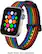 Left. Modal™ - Woven Nylon Band for Apple Watch 42, 44, 45mm (Series 1-8) and Apple Watch Ultra 49mm - Pride Stripe.