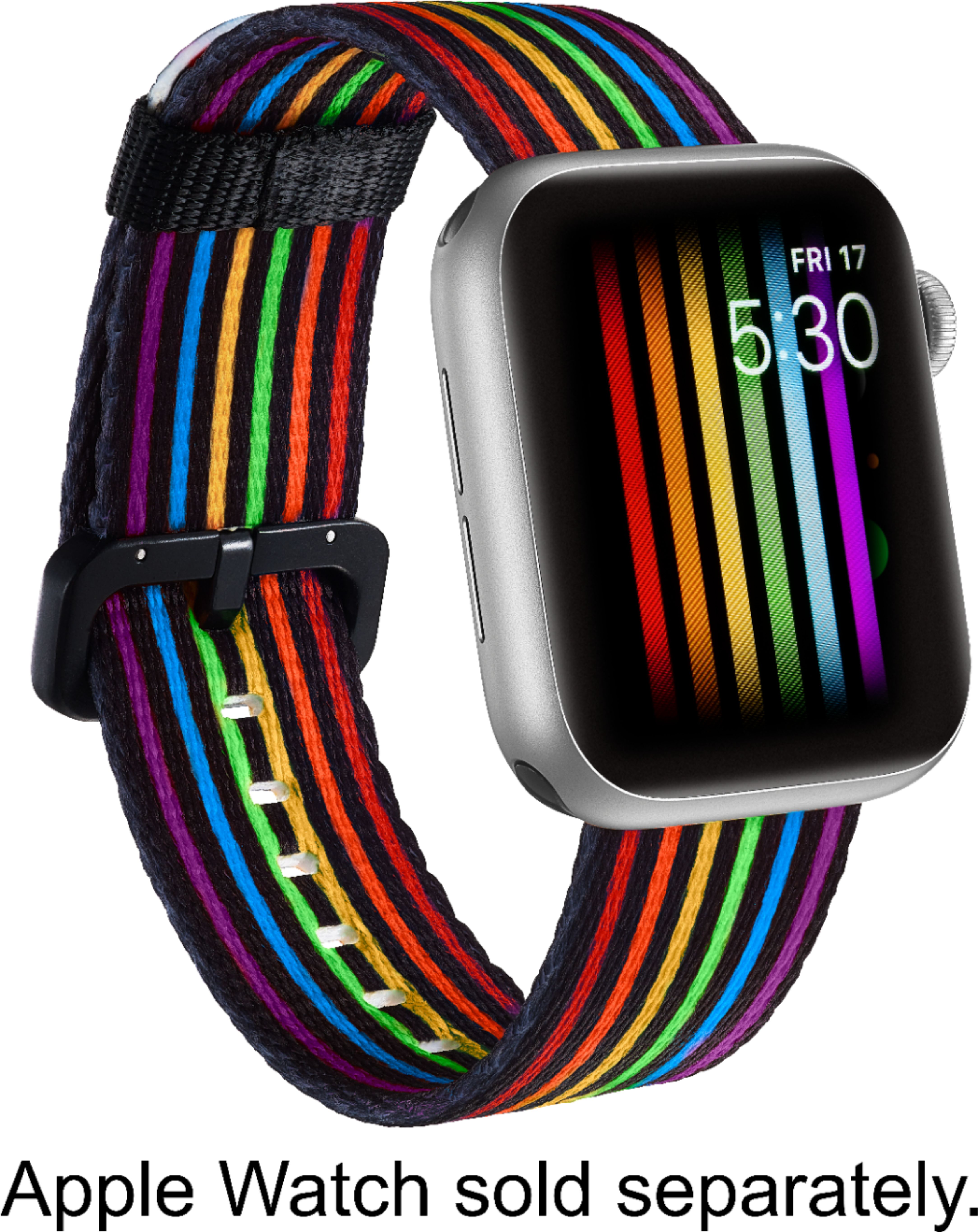 Modal™ - Woven Nylon Band for Apple Watch® 38mm and 40mm - Pride Stripe