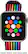 Alt View 12. Modal™ - Woven Nylon Watch Band for Apple Watch 38mm, 40mm and Apple Watch Series 8 41mm - Pride Stripe.