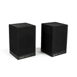 Klipsch - Powered Wireless Surround Channel Speakers (Pair) - Black - Front_Zoom