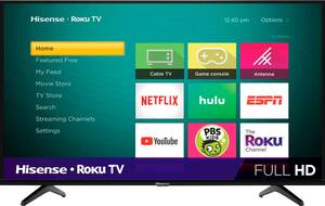 Hisense - 40" Class - LED - H4F Series - 1080p - Smart - HDTV Roku TV - Front_Zoom