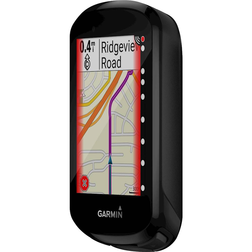 Left View: Garmin - Edge 830 2.6" GPS with Built-In Bluetooth - Black