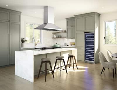 Zephyr 48 inches Externally Vented Island Range Hood Stainless Zephyr 48 inches Externally Vented Island Range Hood Stainless
