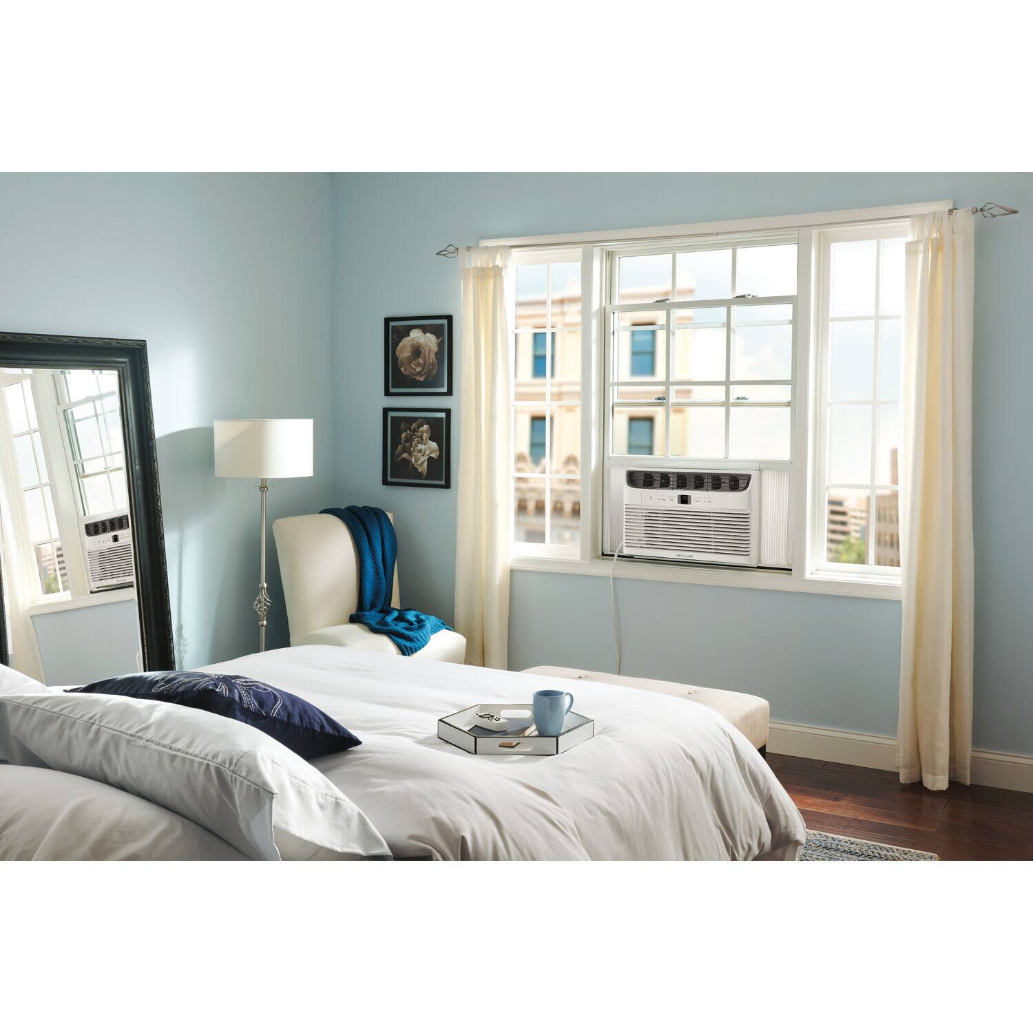 Alt View 3. Frigidaire - 250 Sq. Ft. 6,000 BTU Window Air Conditioner - White.