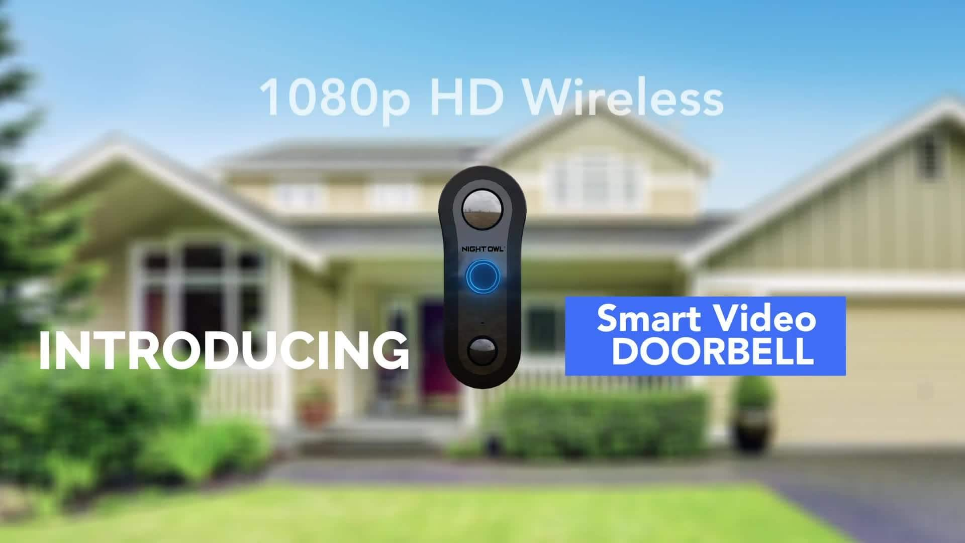 Night Owl Smart Wi-Fi Video Doorbell Wired Black WD2CLM - Best Buy