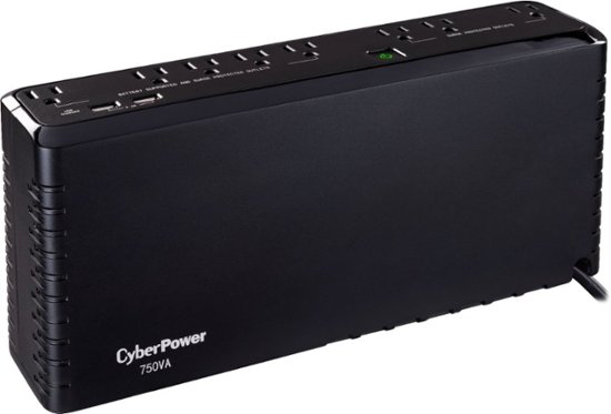 Front Zoom. CyberPower - 750VA Battery Back-Up System - Black.