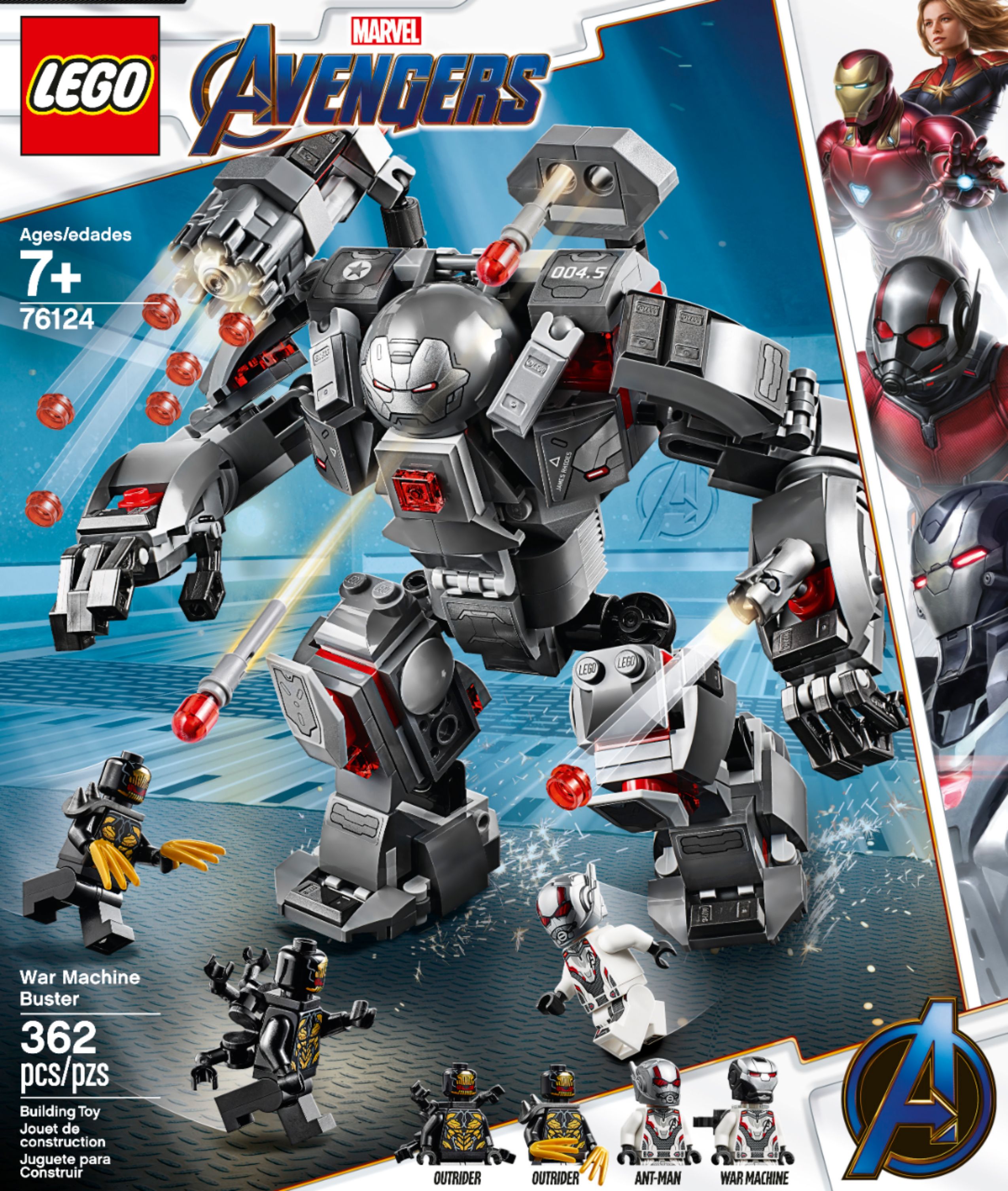 Lego Super Heroes Figur War Machine 76124 