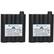 Front. Midland - Nickel Metal Hydride Batteries (2-Pack) - Black.